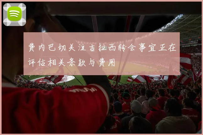 费内巴切关注吉拉西转会事宜正在评估相关条款与费用